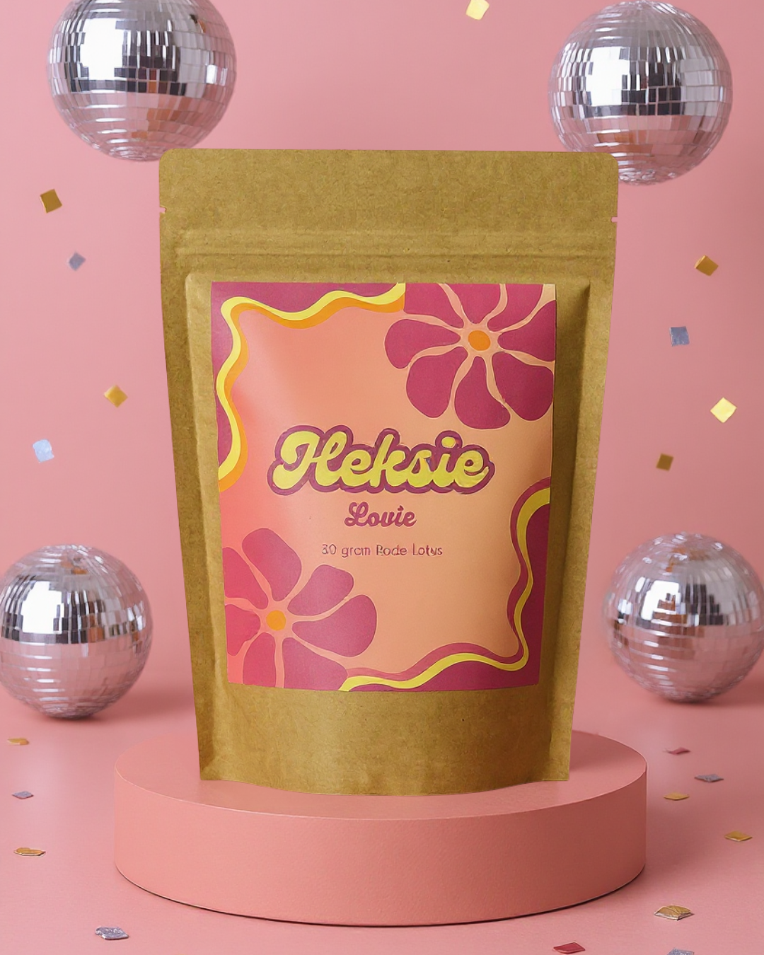Heksie Lovie - Rode Lotus Bloemen
