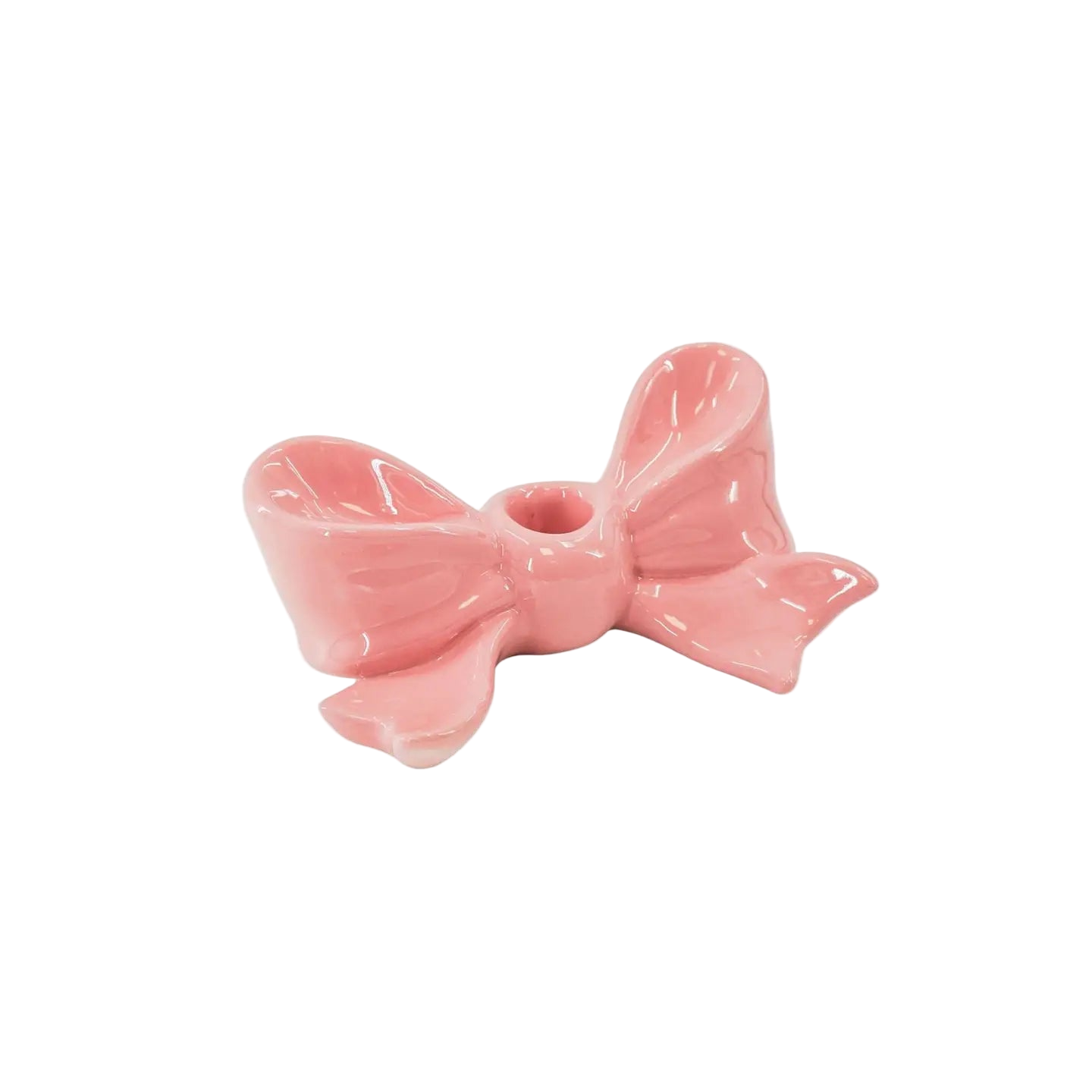 Kandelaar - Strik Roze